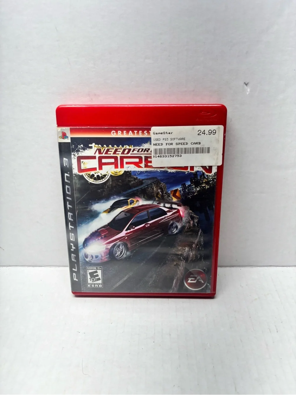 Sony PlayStation 3 Need for Speed Carbon - Red Case
